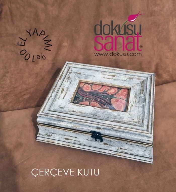 Çerçeve Kutu Ebrulu - Görsel 5
