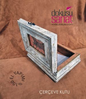 Çerçeve Kutu Ebrulu