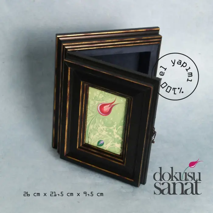 Çerçeve Kutu Ebrulu - Görsel 2