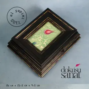 Çerçeve Kutu Ebrulu