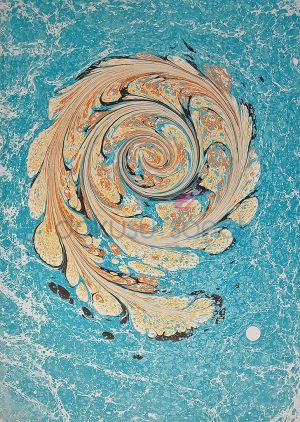 Sarmal ebru tablo büyük boy fiyatı. 70x100 cm modern ebru hediye