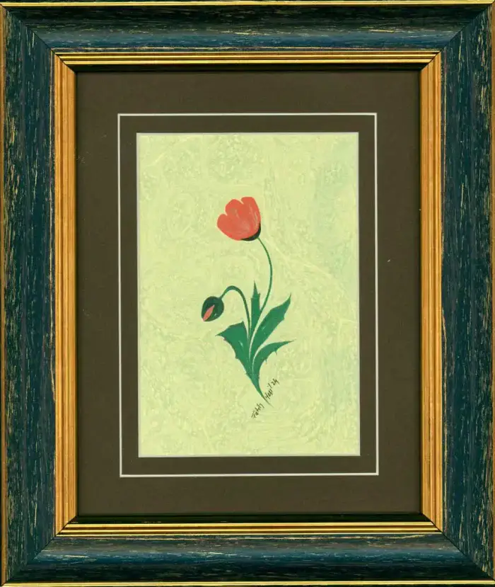 Hediyelik ebru tablo küçük boy